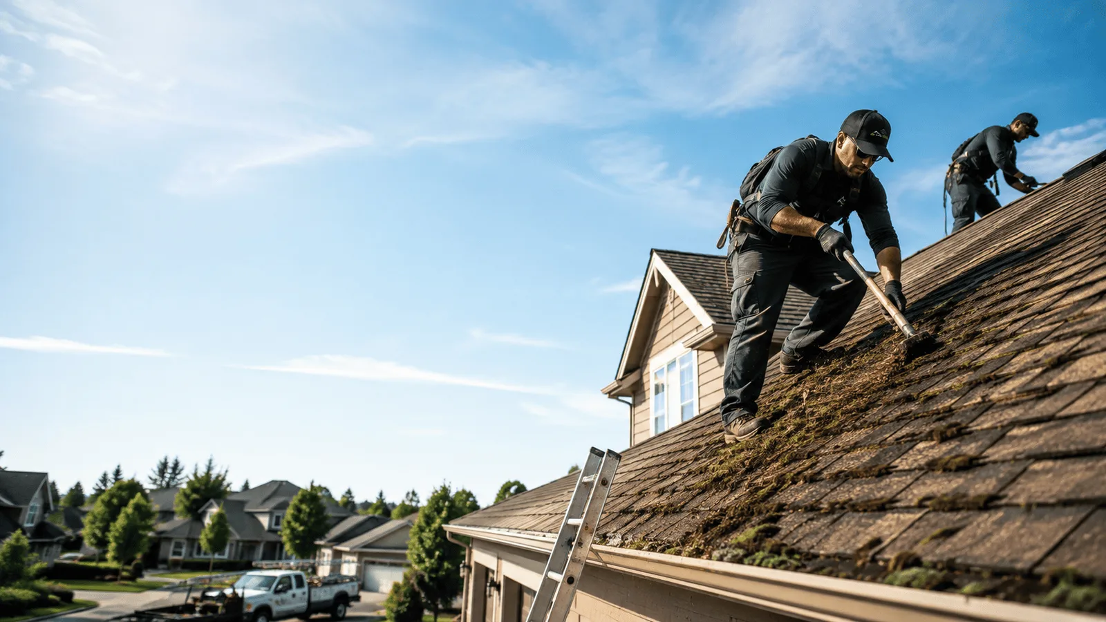 Roof Moss Removal in Horton, MI near me